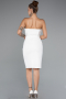 Partykleid Kurz Weiß ABK2362