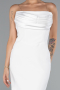 Partykleid Kurz Weiß ABK2362