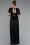 Schwarz Abendkleid Lang ABU5098
