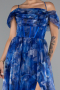 Abendkleid Lang Sächsischblau ABU5133