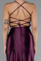 Kirschrot Abschlusskleid Satin Lang ABU2800