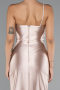 Beige Abschlusskleid Lang ABU5022