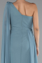 Standesamtkleid Lang Chiffon Minzgrün ABU5144