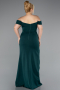 Abendkleid in Übergröße Lang Smaragdgrün ABU5156