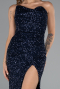 Abendkleid Lang Marineblau ABU5166