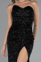 Abendkleid Lang Schwarz ABU5166