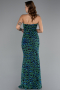 Abendkleid Lang Grün ABU5170