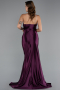 Abschlusskleid Lang Kirschrot ABU5022