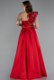 Rot Abendkleid Lang ABU4782