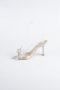 Party-Schuhe Leder Silber AB1145