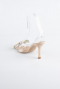 Party-Schuhe Leder Hautfarben AB1145