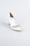 Stiletto Lackleder Weiß ABR1055