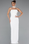 Abendkleid Lang Weiß ABU5181