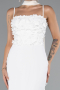 Abendkleid Lang Weiß ABU5181