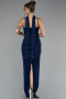 Abendkleid Lang Marineblau ABU5181