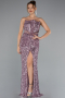 Abendkleid Lang Puder ABU5185