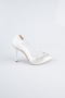 Party-Schuhe Lackleder Weiß AB1150