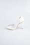 Party-Schuhe Lackleder Weiß AB1150