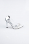 Party-Schuhe Lackleder Silber AB1150