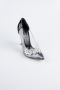 Party-Schuhe Lackleder Schwarz AB1150