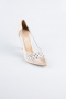 Party-Schuhe Lackleder Hautfarben AB1150