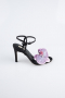 Party-Schuhe Satin Schwarz AB1151