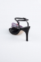 Party-Schuhe Satin Schwarz AB1151
