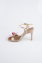 Party-Schuhe Satin Nerzbraun AB1151