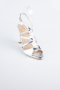 Party-Schuhe Haut Silber AB1152