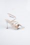 Party-Schuhe Haut Silber AB1152