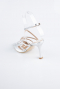 Party-Schuhe Haut Silber AB1152