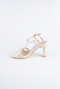 Party-Schuhe Leder Beige AB1153