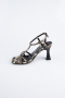 Party-Schuhe Leder Leopard ABE1153