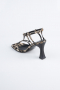 Party-Schuhe Leder Leopard ABE1153