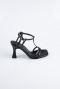 Party-Schuhe Leder Schwarz AB1153