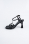 Party-Schuhe Leder Schwarz AB1153