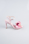 Party-Schuhe Wildleder Puder ABN1151