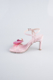 Party-Schuhe Wildleder Puder ABN1151