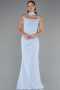 Abschlusskleid Lang Eisblau ABU5216