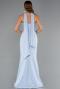 Abschlusskleid Lang Eisblau ABU5216