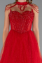 Designer Verlobungskleid Lang Rot ABU6147