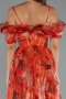 Orange Abendkleid Lang ABU5133