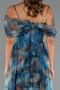 Petrolgrün Abendkleid Lang ABU5133