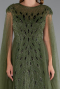 Khaki Abendkleid Lang ABU4707