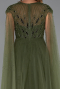 Khaki Abendkleid Lang ABU4707