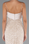 Partykleid Midi Beige ABK2429
