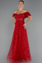Rot Abendkleid Lang ABU5226