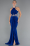 Abendkleid Lang Sächsischblau ABU5258
