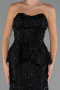 Abendkleid Lang Schwarz ABU5249