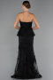 Abendkleid Lang Schwarz ABU5249